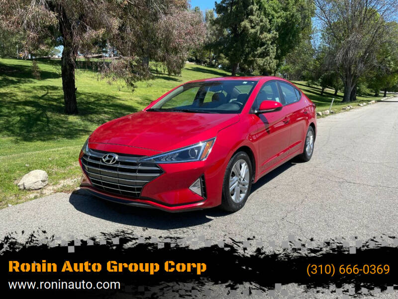 2020 Hyundai Elantra for sale at Ronin Auto Group Corp in Sun Valley CA
