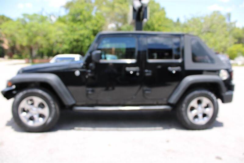 2012 Jeep Wrangler Unlimited for sale at DeWitt Motor Sales in Sarasota FL
