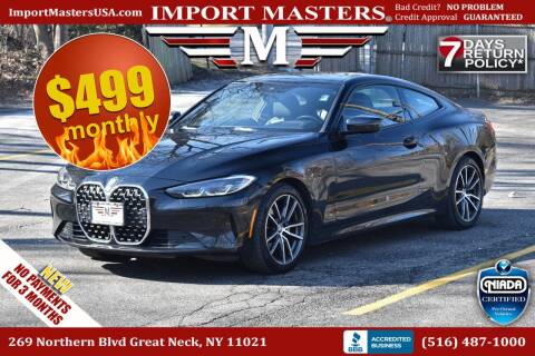 2022 BMW 4 Series for sale at Import Masters in Great Neck NY