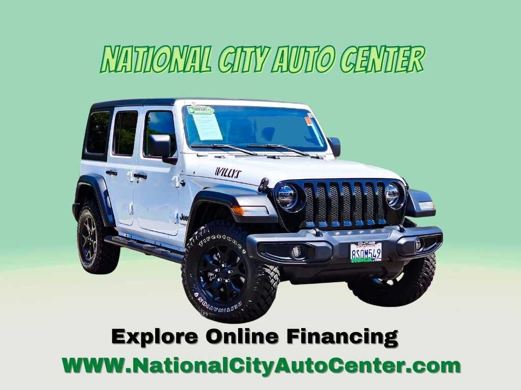 used 2020 Jeep Wrangler Unlimited Willys 4x4 4dr SUV