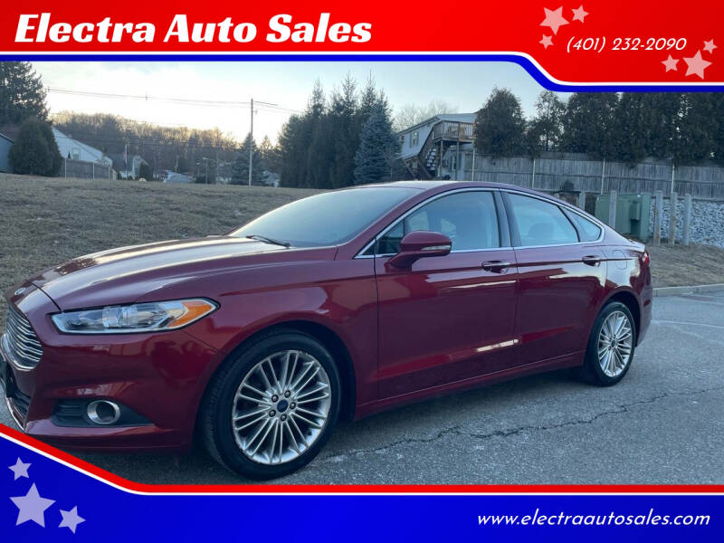 2016 Ford Fusion for sale at Electra Auto Sales in Johnston RI
