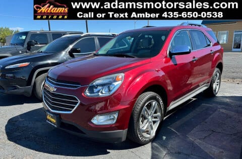 2016 Chevrolet Equinox for sale at Adams Motors Sales in Price UT