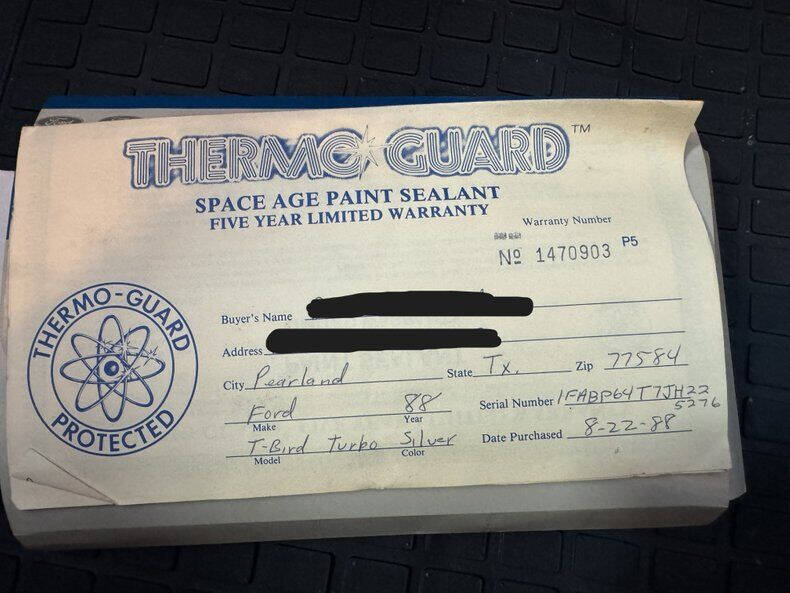 1988 Ford Thunderbird Turbo