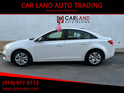 2015 Chevrolet Cruze for sale at CAR LAND  AUTO TRADING in Raleigh NC