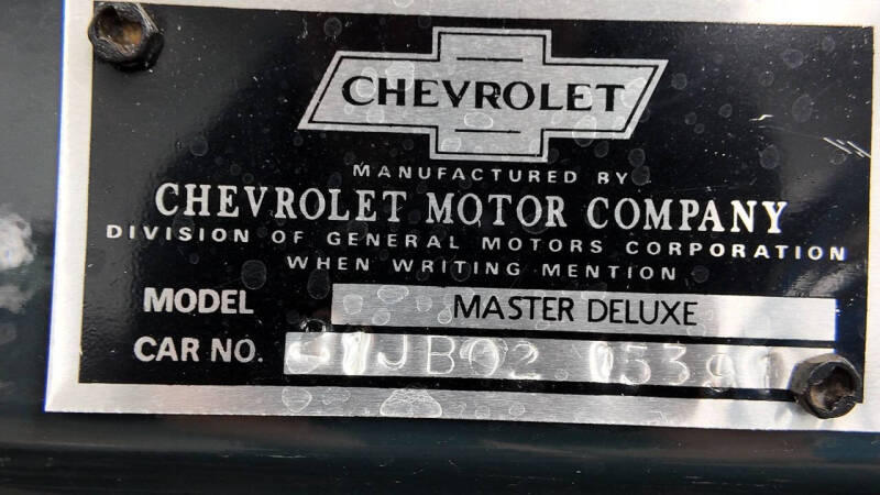 1939 Chevrolet Master Deluxe