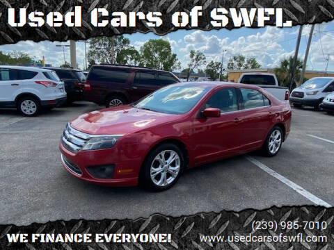 2012 Ford Fusion for sale at Used Cars of SWFL in Fort Myers FL
