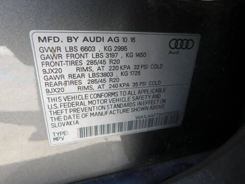 2017 Audi Q7 3.0T quattro Premium Plus