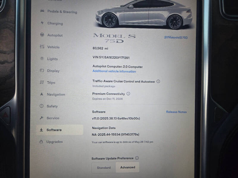 2016 Tesla Model S 75D