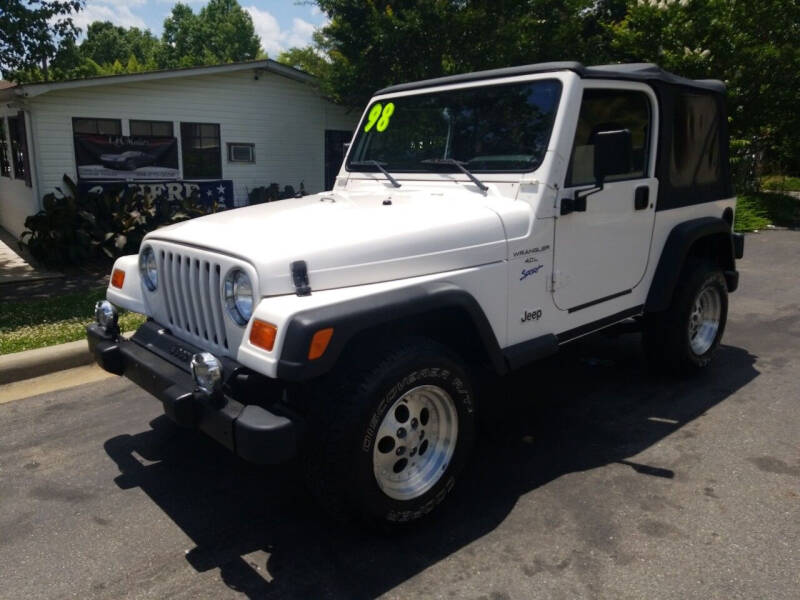 1998 Jeep Wrangler for sale at TR MOTORS in Gastonia NC