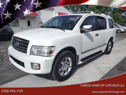 2004 Infiniti QX56 for sale at Cargo Vans of Chicago LLC in Bradley IL