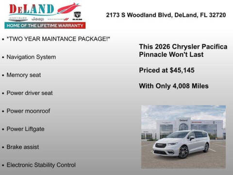 2026 Chrysler Pacifica Pinnacle