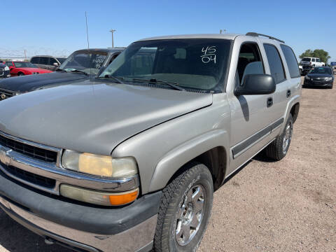 2004 Chevrolet Tahoe for sale at PYRAMID MOTORS - Fountain Lot in Fountain CO