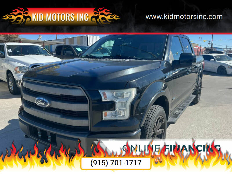 2015 Ford F-150 for sale at Kid Motors Inc in El Paso TX