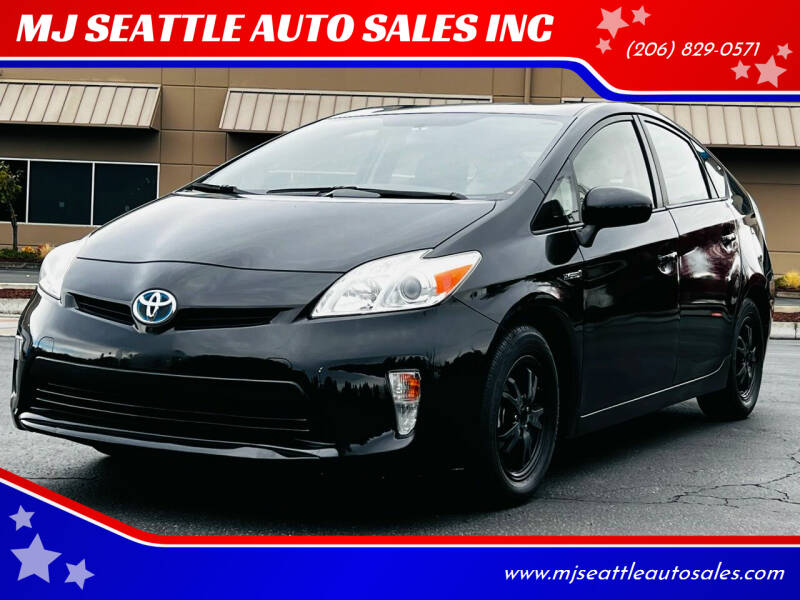 2013 Toyota Prius for sale at MJ SEATTLE AUTO SALES INC in Kent WA