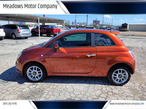 2012 FIAT 500 for sale at Meadows Motor Company in Cleburne TX
