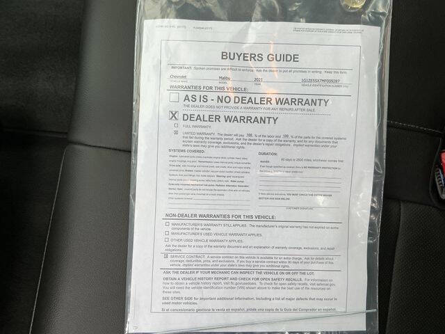 2021 Chevrolet Malibu Premier