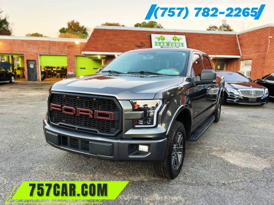 2015 Ford F-150 for sale at CarZone & Auto Brokers in Newport News, VA