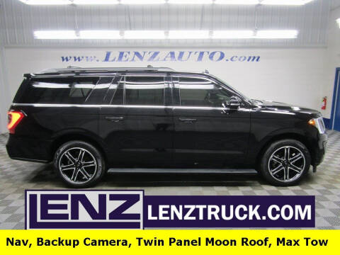 2021 Ford Expedition MAX for sale at LENZ TRUCK CENTER in Fond Du Lac WI