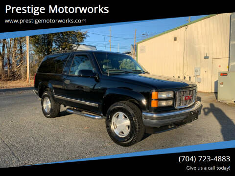 1997 GMC Yukon for sale at Prestige Motorworks in Concord NC