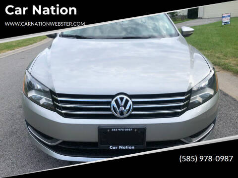 2012 Volkswagen Passat for sale at Car Nation in Webster NY