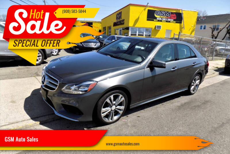 2014 Mercedes-Benz E-Class for sale at GSM Auto Sales in Linden NJ