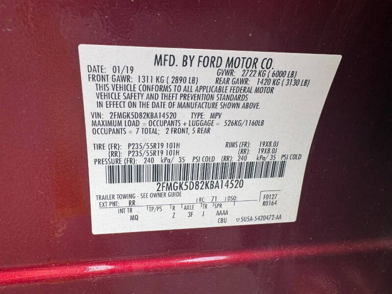 2019 Ford Flex Limited
