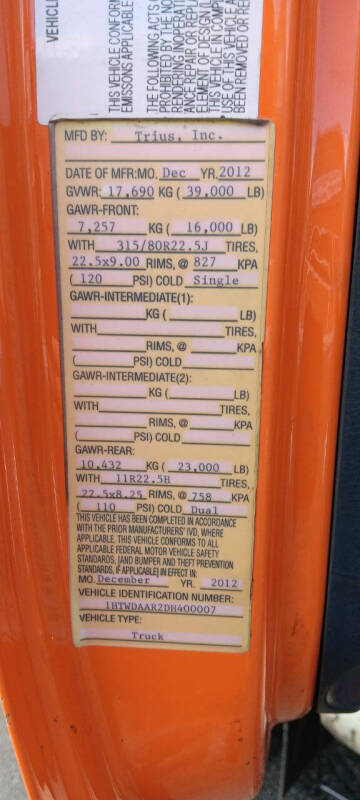 2013 International 7400