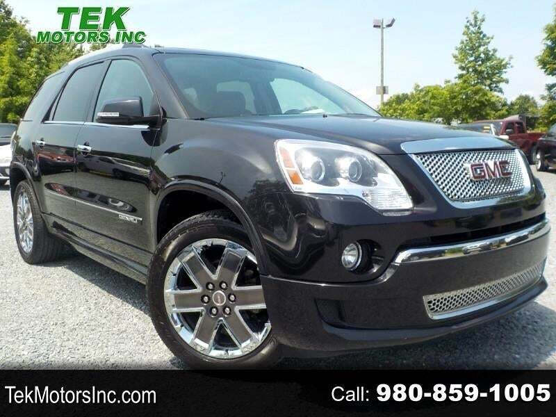 Black 2012 GMC Acadia Denali Denali 4dr SUV 1
