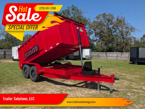 2025 7x14 Tandem Axle 7x14 Dump Trailer 14000Lbs for sale at Trailer Solutions, LLC in Fitzgerald GA