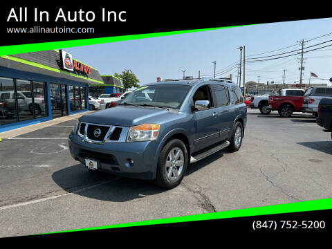 2012 Nissan Armada for sale at All In Auto Inc in Palatine IL