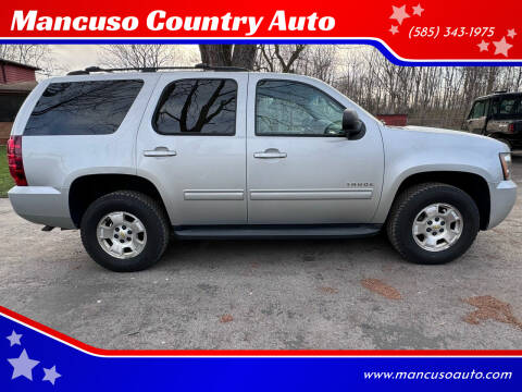 2012 Chevrolet Tahoe for sale at Mancuso Country Auto in Batavia NY