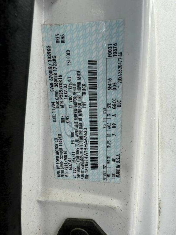 2005 Ford E-Series E-150