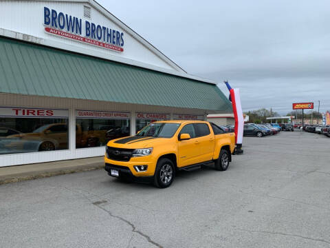 2018 Chevrolet Colorado for sale at Brown Brothers Automotive Sales And Service LLC in Hudson Falls NY
