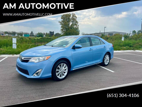 2012 Toyota Camry for sale at AM AUTOMOTIVE in Forest Lake MN