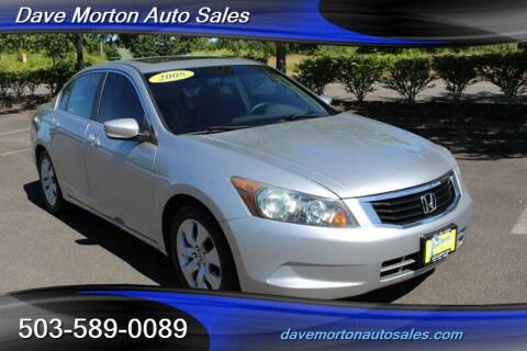 2008 Honda Accord for sale at Dave Morton Auto Sales in Salem OR