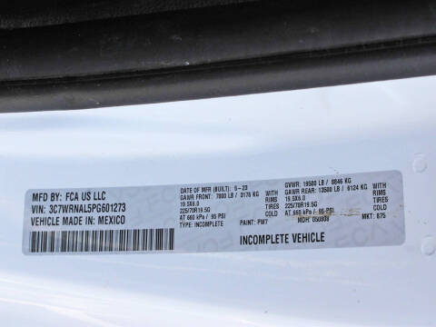 2023 RAM 5500