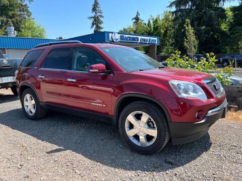 2007 GMC Acadia for sale at Lino's Autos Inc in Vancouver WA