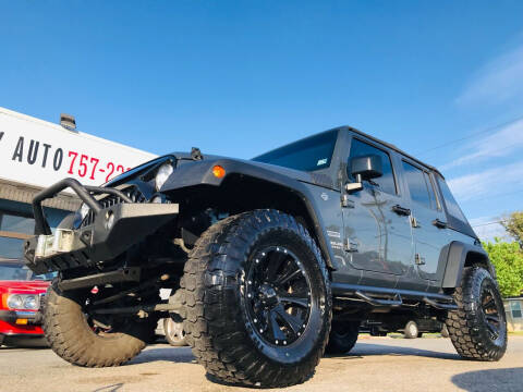 2017 Jeep Wrangler Unlimited for sale at Trimax Auto Group in Norfolk VA