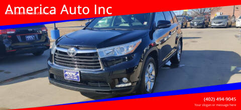 2015 Toyota Highlander for sale at America Auto Inc in South Sioux City NE