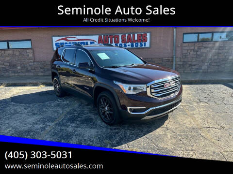 2018 GMC Acadia for sale at Seminole Auto Sales in Seminole OK