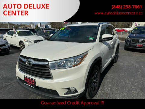 2016 Toyota Highlander for sale at AUTO DELUXE CENTER in Toms River NJ