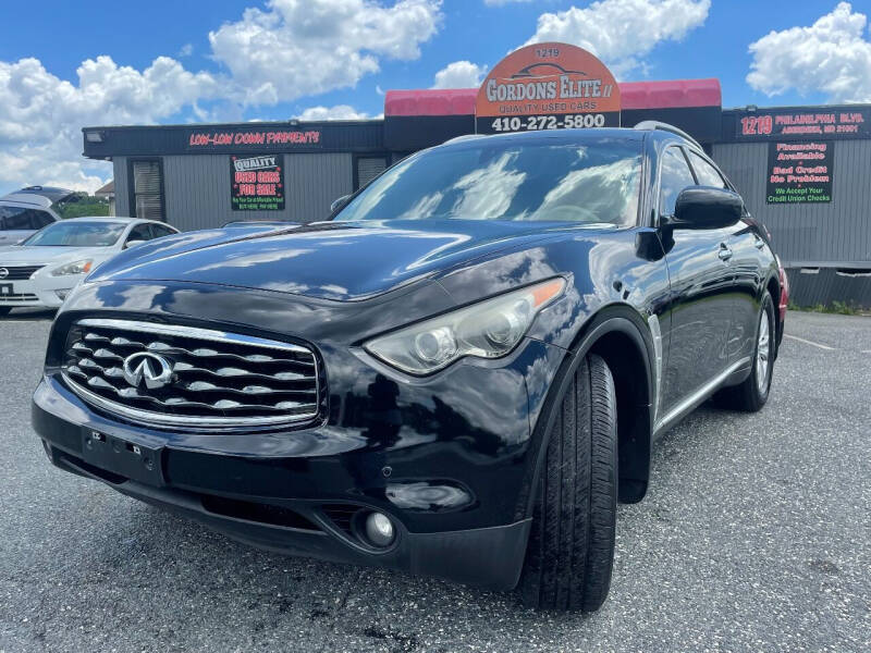 2009 Infiniti FX35 for sale at GORDON'S ELITE 2 in Aberdeen MD
