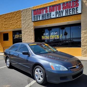 2007 Honda Accord for sale at Marys Auto Sales in Phoenix AZ