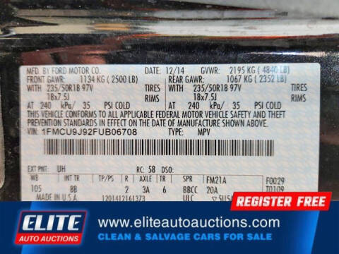 2015 Ford Escape Titanium