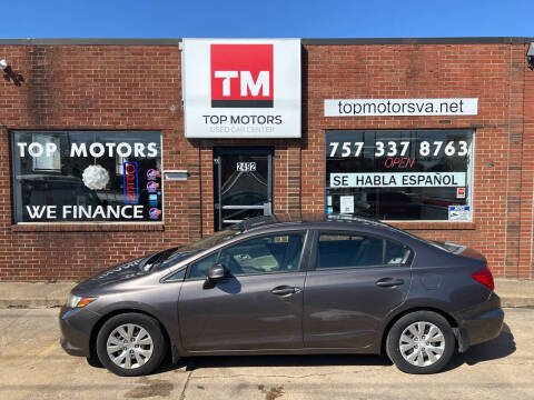 2012 Honda Civic for sale at Top Motors LLC in Portsmouth VA