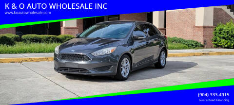 2017 Ford Focus for sale at K & O AUTO WHOLESALE INC in Jacksonville FL