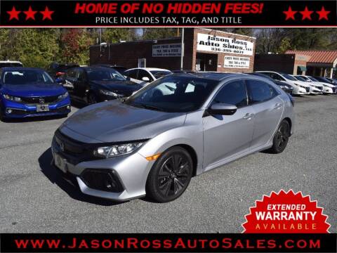 2017 Honda Civic for sale at Jason Ross Auto Sales in Burlington NC