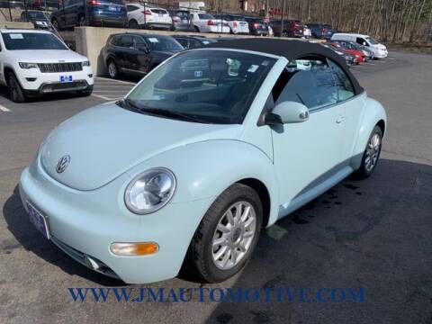 2005 Volkswagen New Beetle Convertible for sale at J & M Automotive in Naugatuck CT