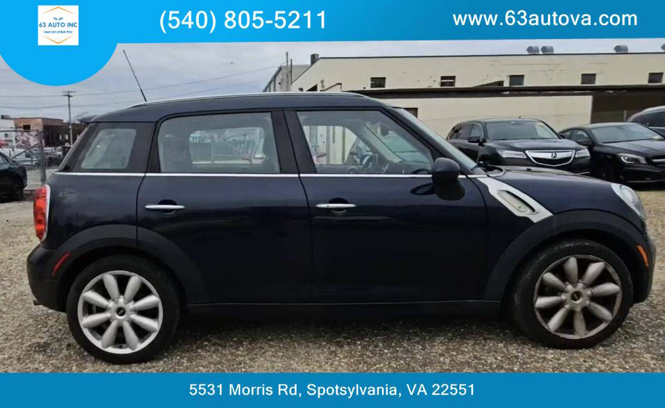 2015 MINI Countryman for sale at 63 Auto Inc in Spotsylvania, VA