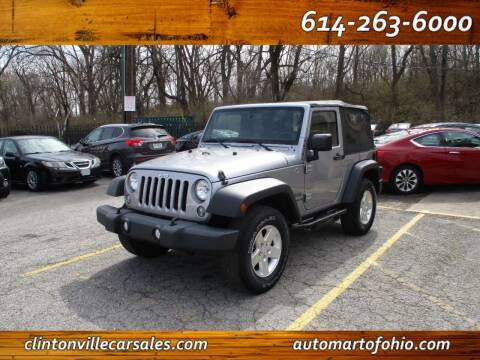 2014 Jeep Wrangler for sale at Clintonville Car Sales - AutoMart of Ohio in Columbus OH